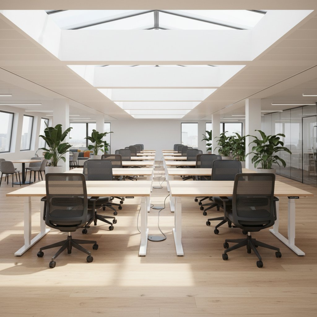 Coworking space furniture in Camden